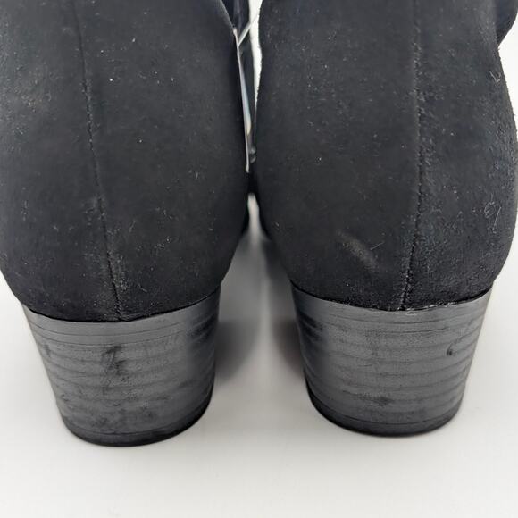 Kenneth Cole Reaction Side EZ On Block Heel Booties Black Women's Size US6.5M - Picture 9 of 11